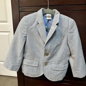 Crewcuts- Seersucker Blazer- 2T Perfect for Easter